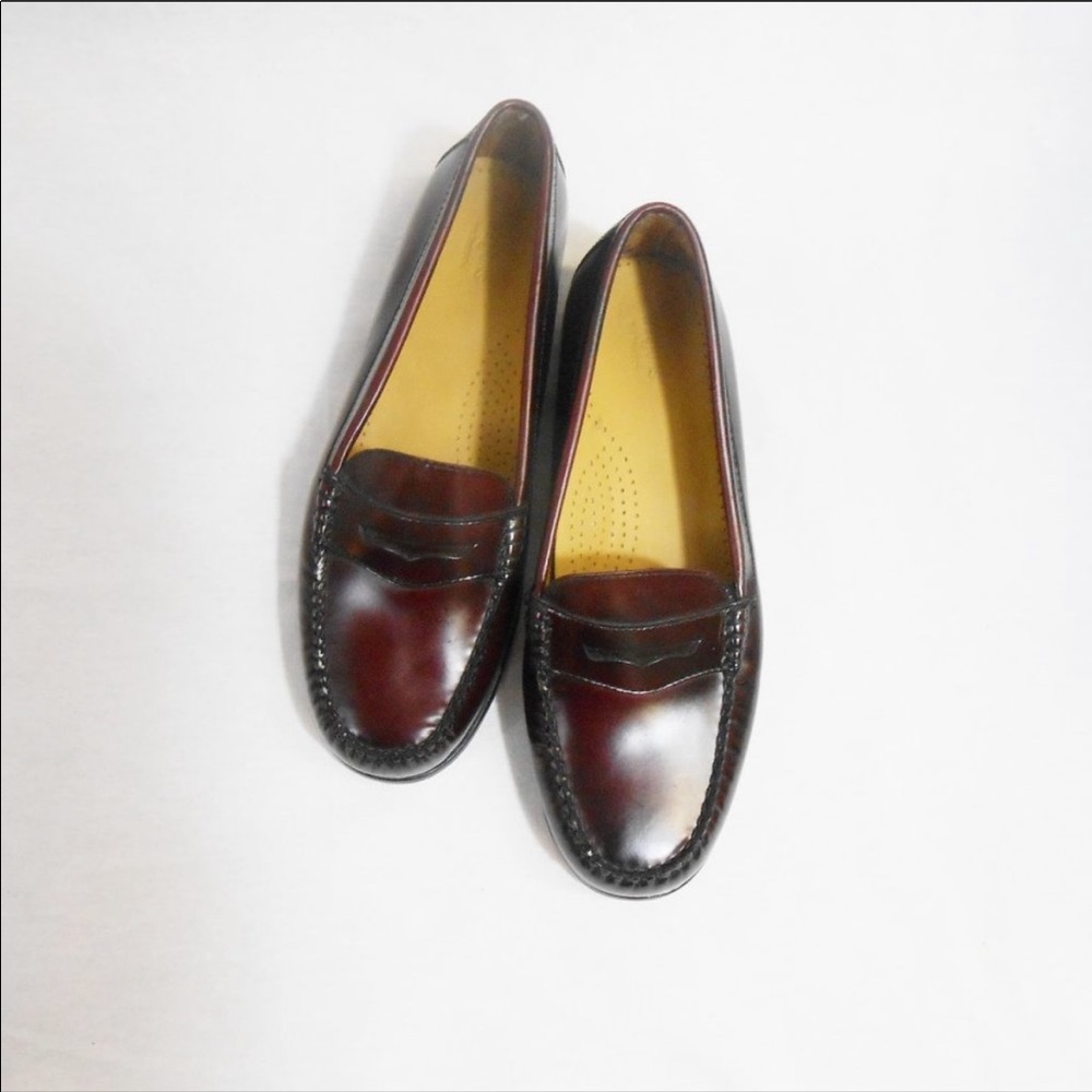 Weejuns G.H. Bass Leather Penny Loafers Brown 10W